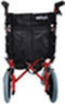 Aidapt transport rolstoel opvouwbaar - 8.5kg - rood