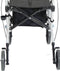 Aidapt transport rolstoel rollator - aluminium - wit