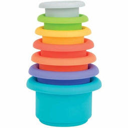 Nûby Badkuip - Stapelbare badbekers - Siliconen - Multicolor