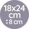 Babyverschoontas - Waterdicht - Kaki - TINO - Gemengd - 18 x 8 x 24 cm