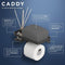 Tiger Caddy - Wc rolhouder met planchet - Antibacteriële poedercoating - Zwart