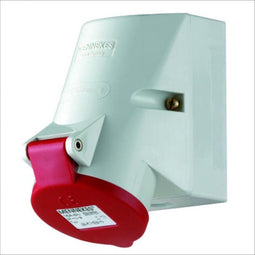 Mennekes CEE WCD opbouw - 16A 5P 6H 400V TwinCONTACT IP44 - Rood