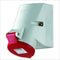 Mennekes CEE WCD opbouw - 16A 5P 6H 400V TwinCONTACT IP44 - Rood