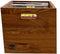 Houten Vinyl Platen Box – Handgemaakt – Walnoot
