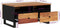 vidaXL - Salontafel - 80x54x40 - cm - massief - acaciahout - en - bewerkt - hout
