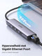 Ugreen 60554 - Laptop Dock & Poortreplicator - 4 USB 3.0 poorten - Grijs