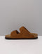 Birkenstock Arizona SFB VL Dames Slippers - Smal - Maat 41 - Mink