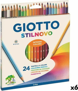 Kleurpotloden Giotto Stilnovo Multicolour (6 Stuks)