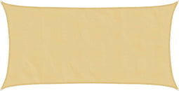 vidaXL - Zonnezeil - 4,5x2,5 - m - 100% - polyester - oxford - zandkleurig
