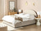 VAUCLUSE - Bed met opbergruimte - Beige - 180 x 200 cm - Polyester
