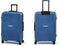 Milanoro Kofferset - 3-delig - Lichtgewicht Polypropyleen 360° Wielen TSA-slot - Blauw (3 stuks)