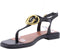 Guess Miry - Sandalen - Goudkleurig G-merkembleem - Zwart - Maat 39