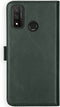 Selencia Hoesje Geschikt voor Huawei P Smart (2020) Hoesje Met Pasjeshouder - Selencia Echt Lederen Bookcase - Groen
