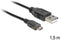 Delock - USB zu micro USB Daten- und Ladekabel mit LED Anzei