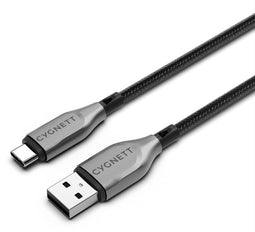 Cygnett CY4680PCUSA - USB-A naar USB-C kabel - 0.5 meter - Zwart