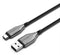 Cygnett CY4680PCUSA - USB-A naar USB-C kabel - 0.5 meter - Zwart