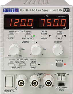 Aim TTi PLH120-P Labvoeding, regelbaar 0 - 120 V 0 - 0.75 A 90 W Aantal uitgangen: 1 x
