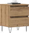 vidaXL - Nachtkastje - Artisan - Eiken - 40x35x50 - cm - Engineered - Hout