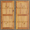 vidaXL Tuintafel met acaciahouten blad 80x80x75 cm poly rattan grijs