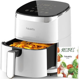 Air Fryer, Fabuletta 9 Customizable Smart Cooking Programs Compact 4QT Air Fryer, Shake Reminder, 45