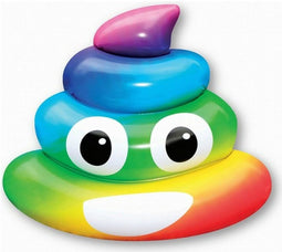 Air mattress Rainbow Poo (107 x 121 x 26 cm)