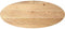 vidaXL - Tafelblad - 140x60x2 - cm - ovaal - massief - eikenhout
