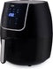 Airfryer XXL - Eden ED-7012 - Heteluchtfriteuse XXL – Inhoud: 6 liter – Digitale bediening - Braden, grillen, bakken, roosteren én frituren tot 80% minder vet - 1500gr friet