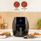Airfryer XXL - Eden ED-7012 - Heteluchtfriteuse XXL – Inhoud: 6 liter – Digitale bediening - Braden, grillen, bakken, roosteren én frituren tot 80% minder vet - 1500gr friet