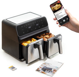Airfryers xxl | Dubbele Heteluchtfriteuse | airfryer 8l InnovaGoods