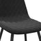 vidaXL - Eetkamerstoelen - 2 - st - fluweel - zwart