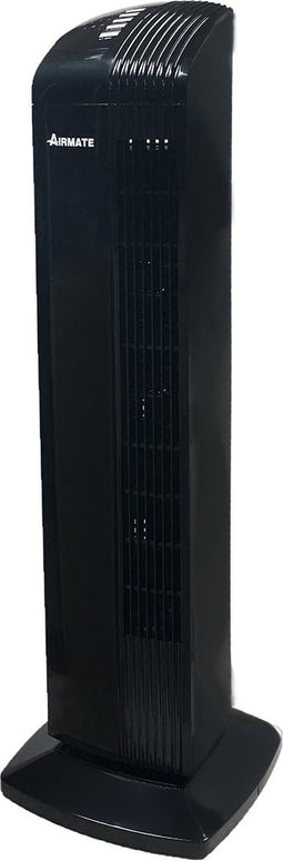 Airmate Kolomventilator - Torenventilator - Vloerventilator - Timer - Afstandsbediening - Oscillerend - H:85cm - 40W - Stil 60.4dB - Zwart