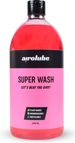 Airolube Super Wash | Duurzame Auto shampoo - Fietsshampoo - Bike Cleaner - Autoshampoo - Plantaardig alternatief voor Muc Off / Meguiars 1000 ml