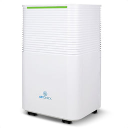 Aironex Luchtontvochtiger 12 ltr - Compact Model - Ontvochtigt 12 liter per dag - Voorkomt Schimmel - Stil - Geschikt voor woonkamer, slaapkamer, badkamer, kelder en garage- Vochtvreter - Luchtontvochtiger slaapkamer- Dehumidifier