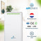 Aironex Luchtontvochtiger 12 ltr - Compact Model - Ontvochtigt 12 liter per dag - Voorkomt Schimmel - Stil - Geschikt voor woonkamer, slaapkamer, badkamer, kelder en garage- Vochtvreter - Luchtontvochtiger slaapkamer- Dehumidifier