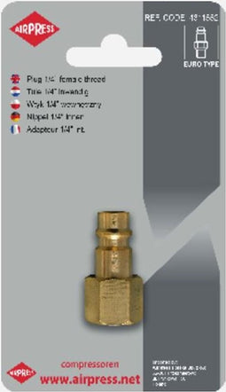 Airpress 4311552 Insteektule inwendig - 1/4" - Euro