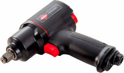 Airpress Slagmoersleutel - Opname 1/2" - 624 Nm - Rood, Zwart - 1.2 Kilogram - Werkdruk 6.2 bar