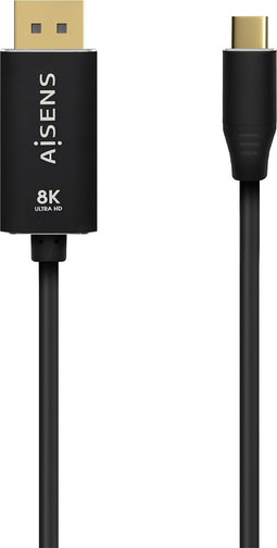 AISENS A109-0687 video kabel adapter 1,8 m USB Type-C DisplayPort Zwart