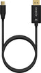 AISENS A109-0687 video kabel adapter 1,8 m USB Type-C DisplayPort Zwart