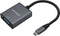 AISENS A109-0691 video kabel adapter 0,15 m USB Type-C VGA (D-Sub) Grijs