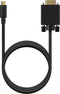AISENS A109-0693 video kabel adapter 1,8 m USB Type-C VGA (D-Sub) Zwart
