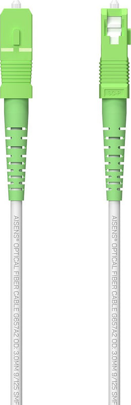 AISENS A152-0616 InfiniBand en Glasvezelkabel 80 m SC Wit