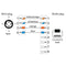 Metz Connect 142M4D15100 - M12 Netwerkkabel - CAT 5e S/UTP 10.00 m - Groen