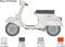 Italeri 4633 - Vespa 125 Primavera - 1:9