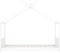 vidaXL - Kinderbedframe - massief - grenenhout - wit - 80x160 - cm