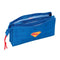 Superman - Alleshouder - 3 Compartimenten - Blauw 22 x 12 x 3 cm