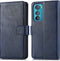 iMoshion Hoesje Geschikt voor Motorola Edge 30 Hoesje Met Pasjeshouder - iMoshion Luxe Bookcase - Donkerblauw