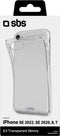 SBS Skinny Cover - iPhone 7/8/SE (2020/2022) - Krasbestendig - Transparant