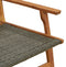 vidaXL - Ligbedden - 2 - stuks - Grijs - 76x67x73,5 - cm - Massief - Acaciahout