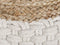 AIZA - Poef - Wit/Beige - Jute