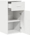 vidaXL - Dressoir - Wit - 38x34,5x75 - cm - Gelaagd - Hout